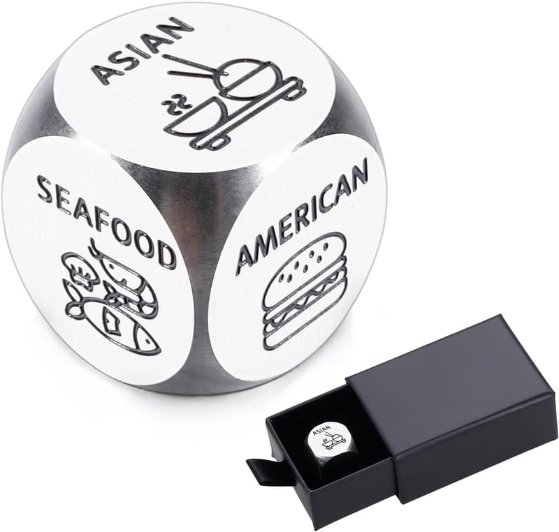 Valentine's Day Food Dice Gift for Couples and Adults