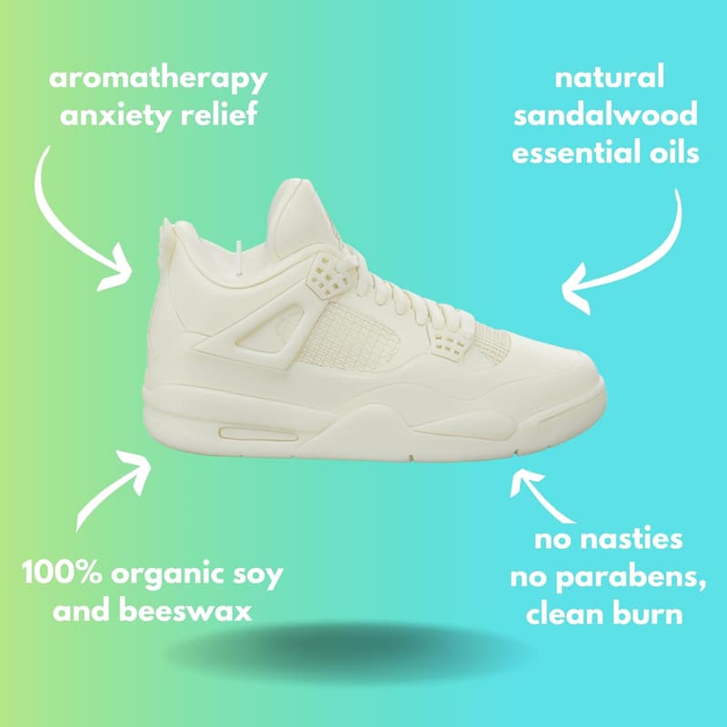 Sneaker Candle Gift Box - Unique Room Decor for Sneakerheads
