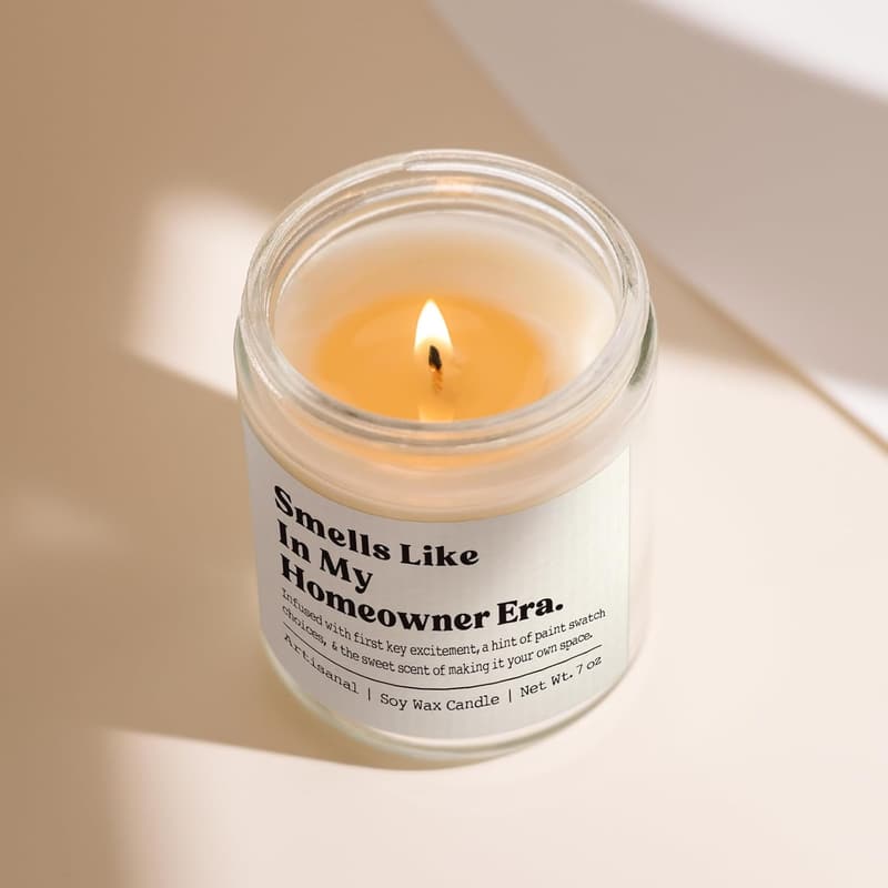 2025 Housewarming Gift: Lavender Scented Candle, 7 Oz