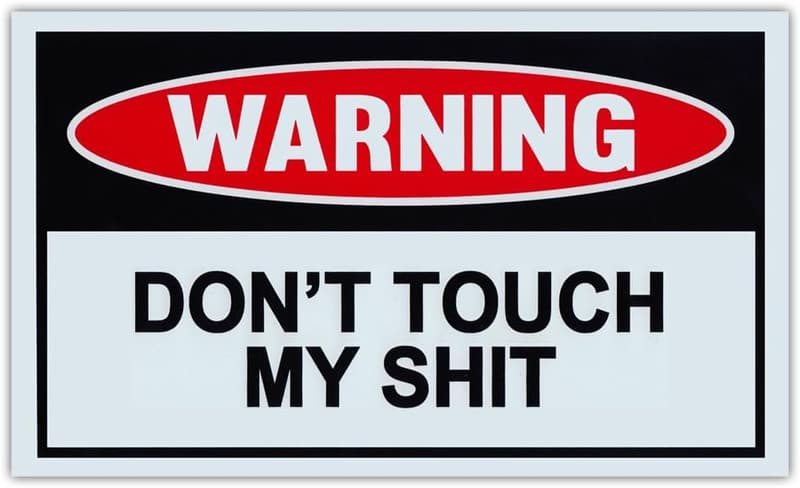 Man Cave Warning Sign - 