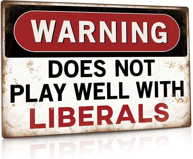Sarcastic Metal Tin Sign for Man Cave or Bar - 12 x 8 Inches