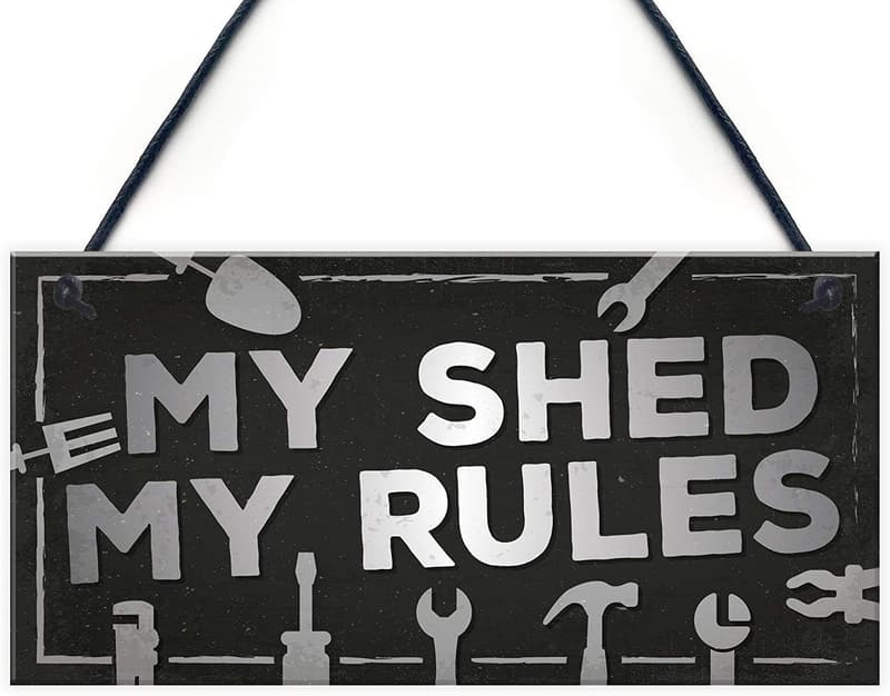 Outdoor Garden Shed Sign Plaque for Dad and Grandad 10