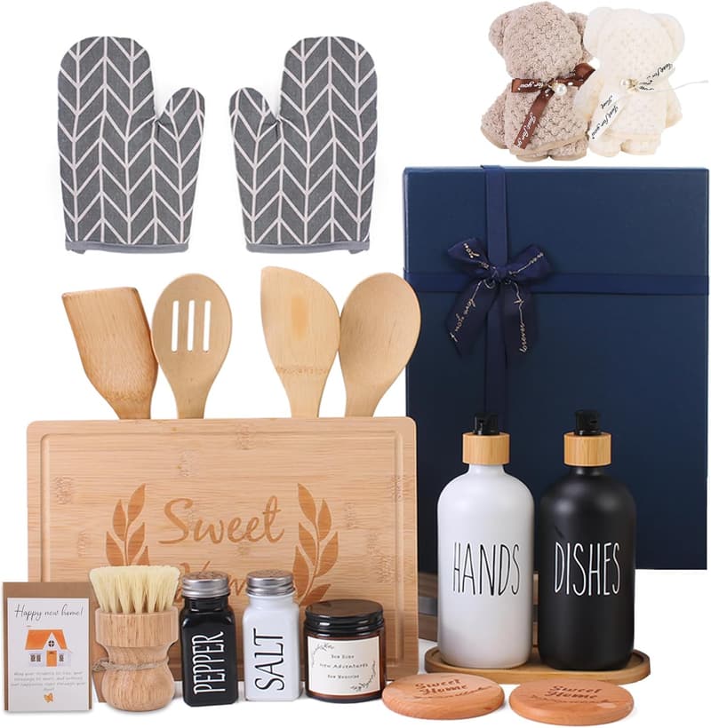 Housewarming Gift Basket for Couples - 21-Piece Set