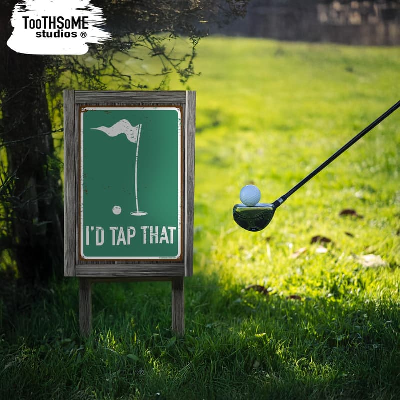 Funny Golf Tin Sign - 12