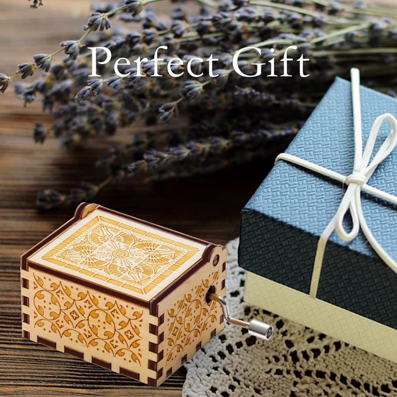 65th Birthday Wooden Music Box - Personalized Gift for Him/Her