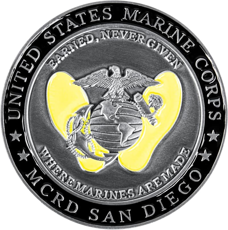 USMC MCRD San Diego Challenge Coin - Officially Licensed Marine Corps