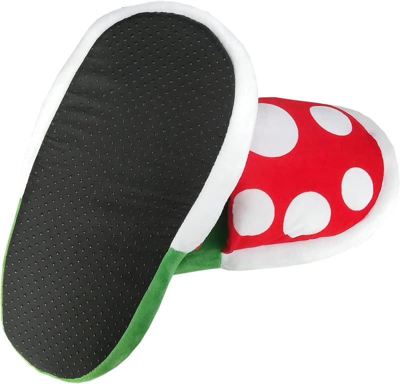 Piranha Plants Plush Slippers for Women & Teens