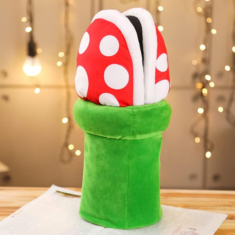 Valentine's Day Piranha Plant Slippers for Couples