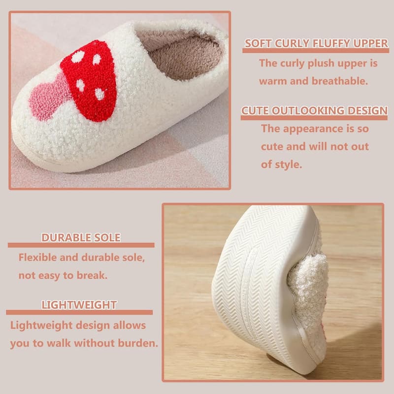Cozy Cartoon Plush Slippers for Women and Men
