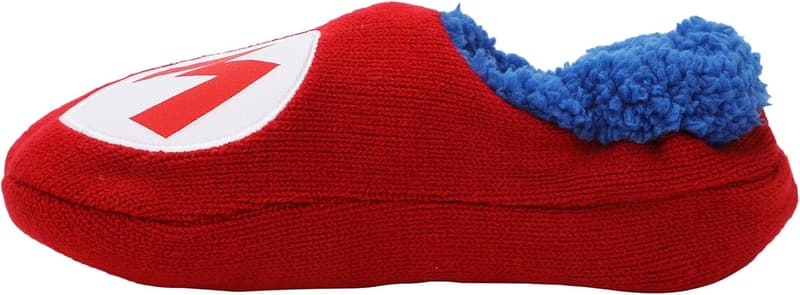 Super Mario Bros. Mario Patch Red Slipper Socks