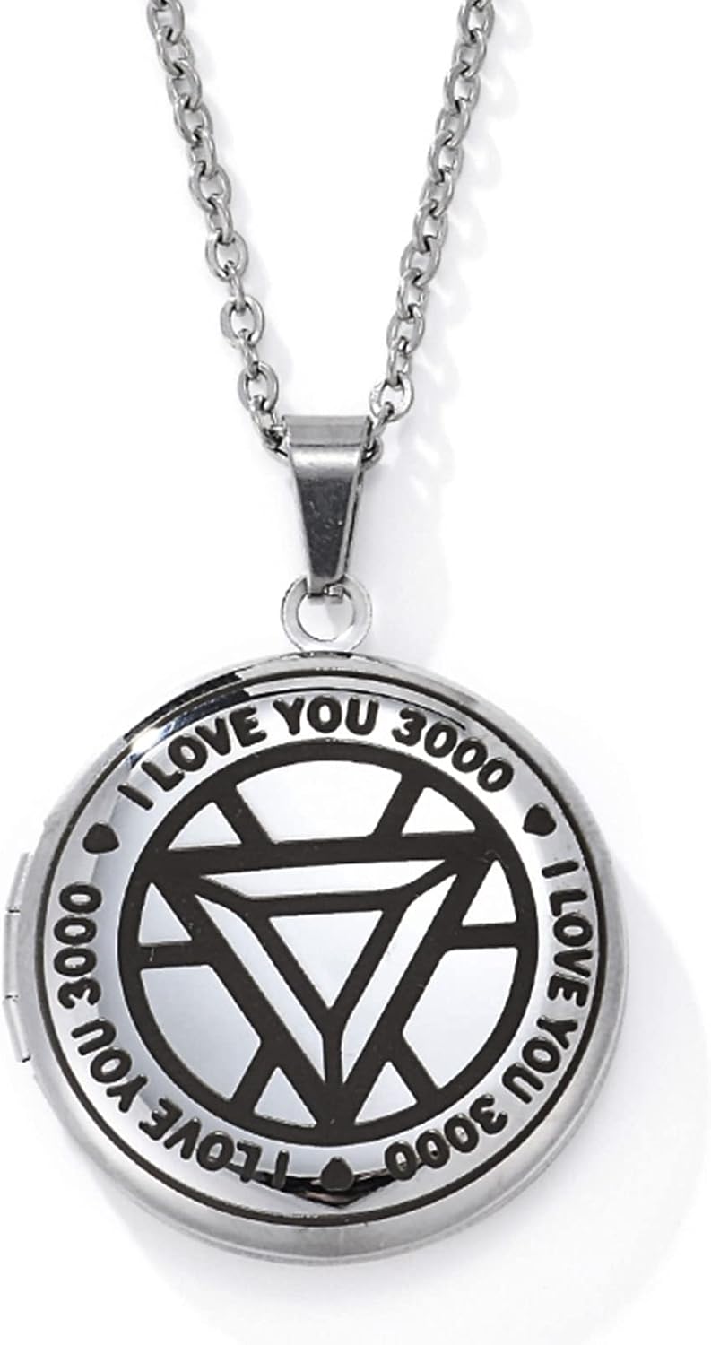 Marvel Avenger I Love You 3000 Locket for Couples