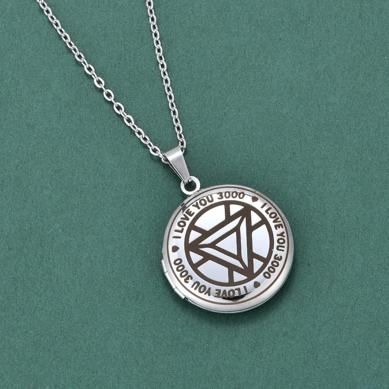 Marvel Avenger I Love You 3000 Locket for Couples