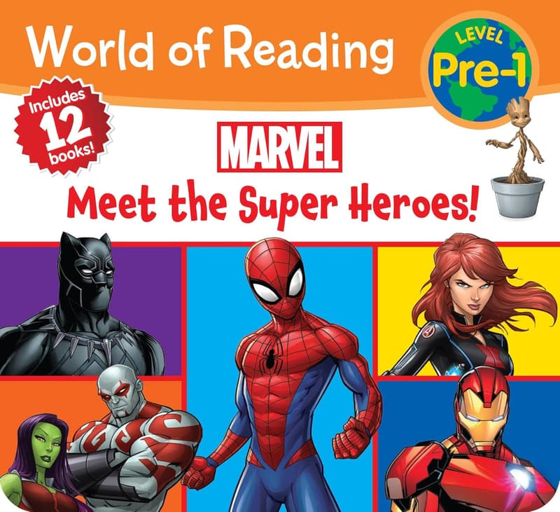 Marvel Super Heroes Pre-Level 1 Reading Boxed Set