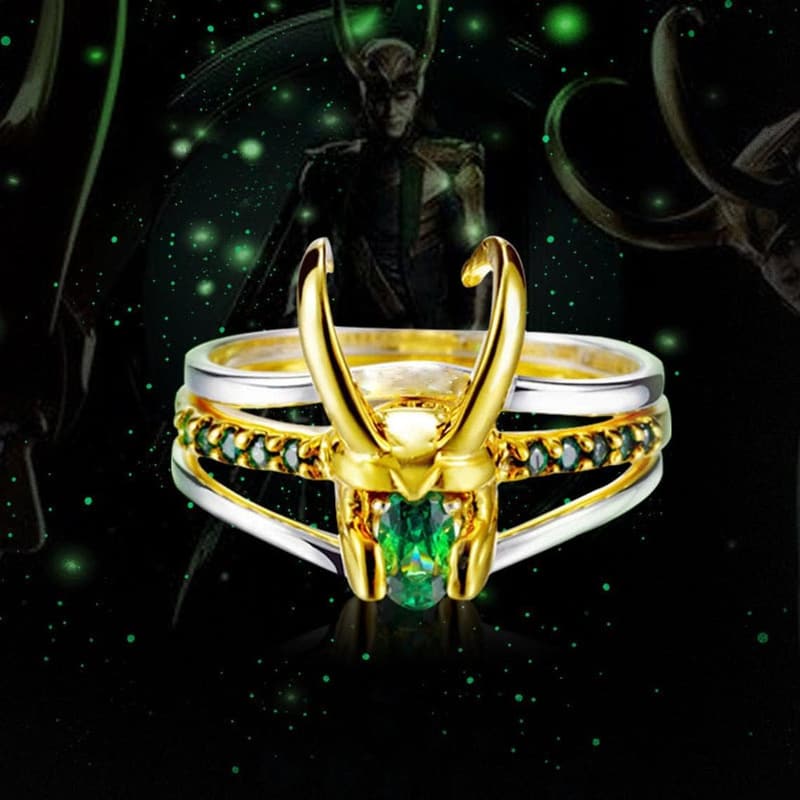 Loki Ring for Women - Marvel Halloween Cosplay Jewelry