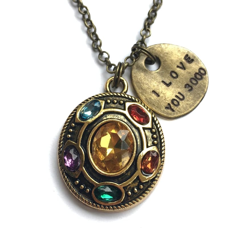Infinity Stone Necklace with Gift Card & Jewelry Box