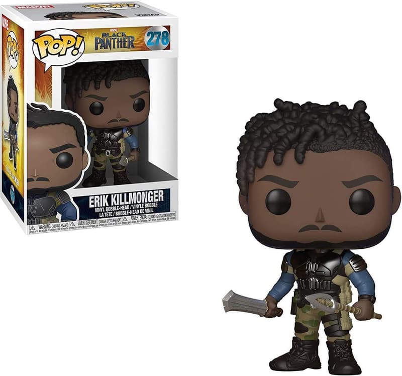 Marvel Black Panther Erik Killmonger Collectible Figure