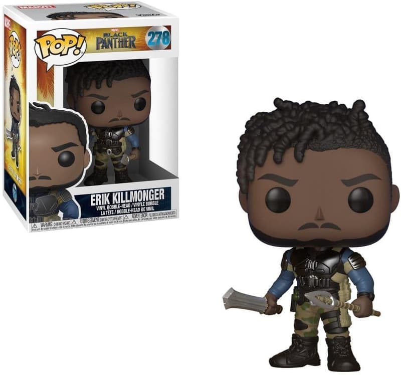 Marvel Black Panther Erik Killmonger Collectible Figure