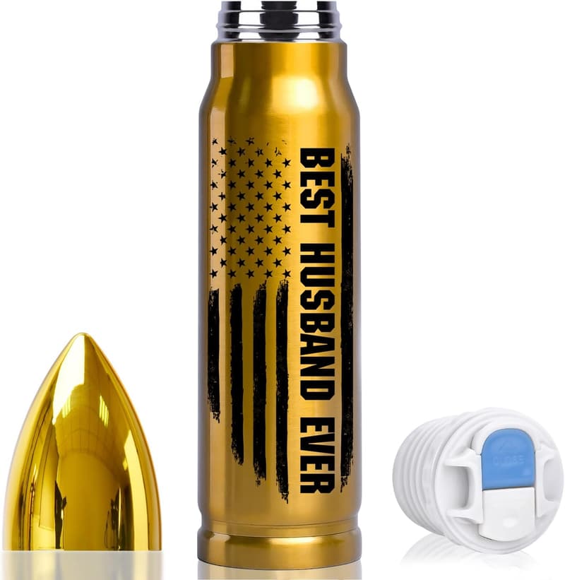 Father's Day 17oz Stainless Steel Bullet Tumbler for Him