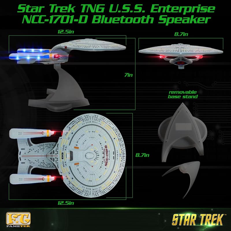 Star Trek U.S.S. Enterprise Bluetooth Speaker & Sleep Machine