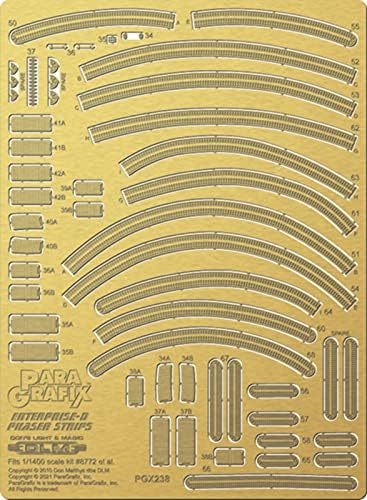 Star Trek Enterprise D Phaser Strips - 1/1400 Scale Model