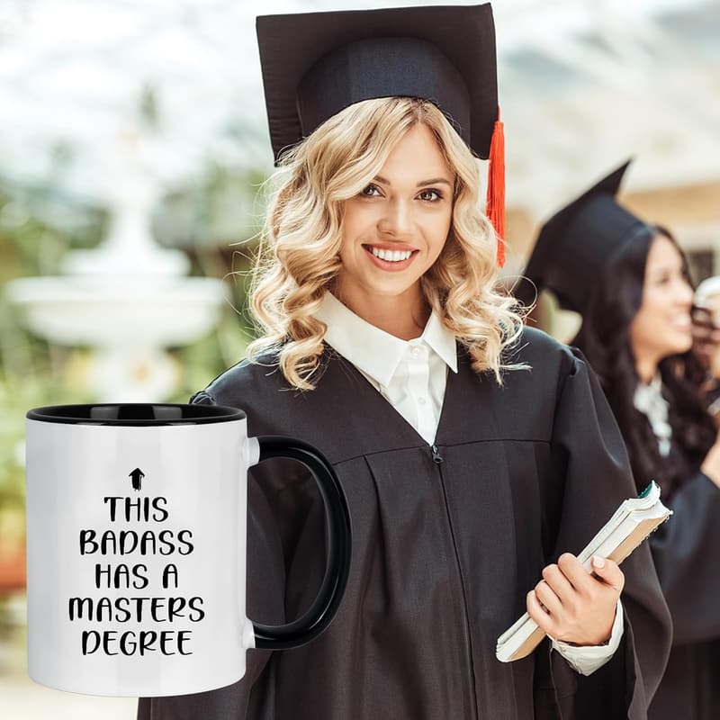 Masters Degree Graduation Mug for Him/Her, 11 Oz
