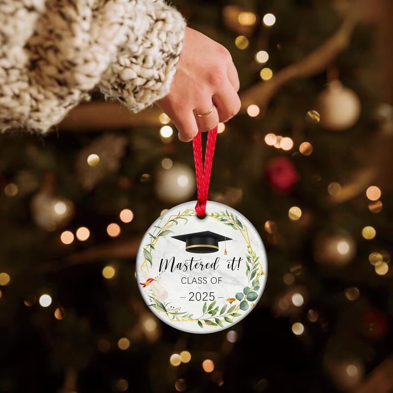 Graduation Ornament 2025 for Students - High School & College