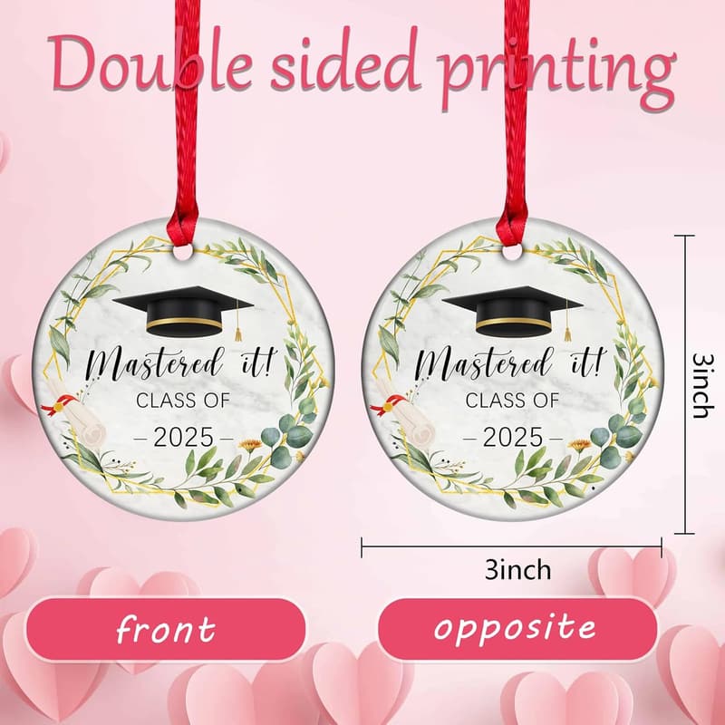 Graduation Ornament 2025 for Students - High School & College