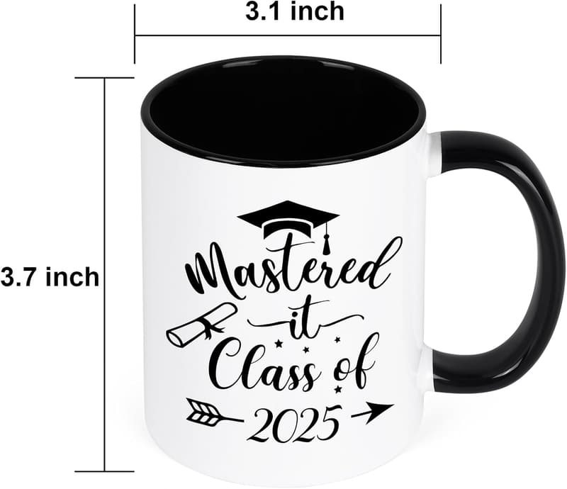 Class of 2025 Graduation Mug for Him/Her - 11 oz