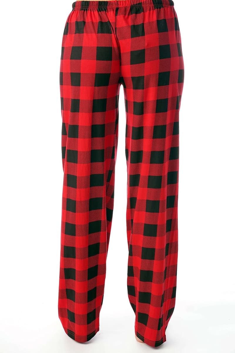 Buffalo Plaid Pajama Pants for Women