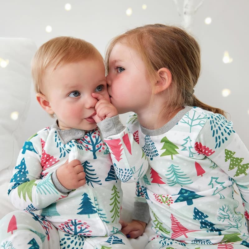 Family Matching Organic Cotton Holiday Pajamas