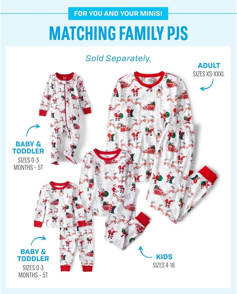 Christmas Family Matching Cotton Pajama Sets
