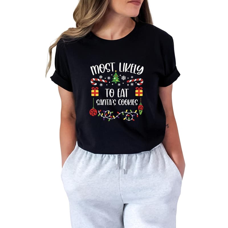 Family Christmas Pajamas - Cozy Matching T-Shirts for All