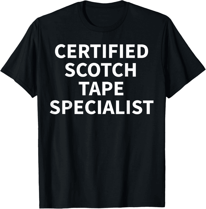 Funny Scotch Tape Lovers T-Shirt