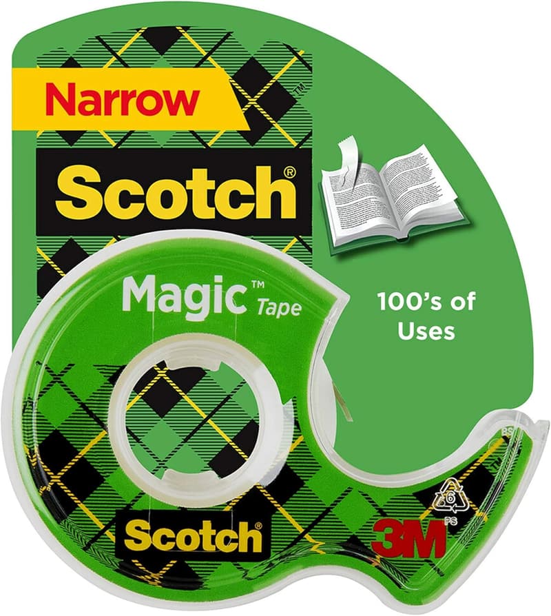 Invisible Scotch Magic Tape, 12 Rolls, 1/2 x 450 in.