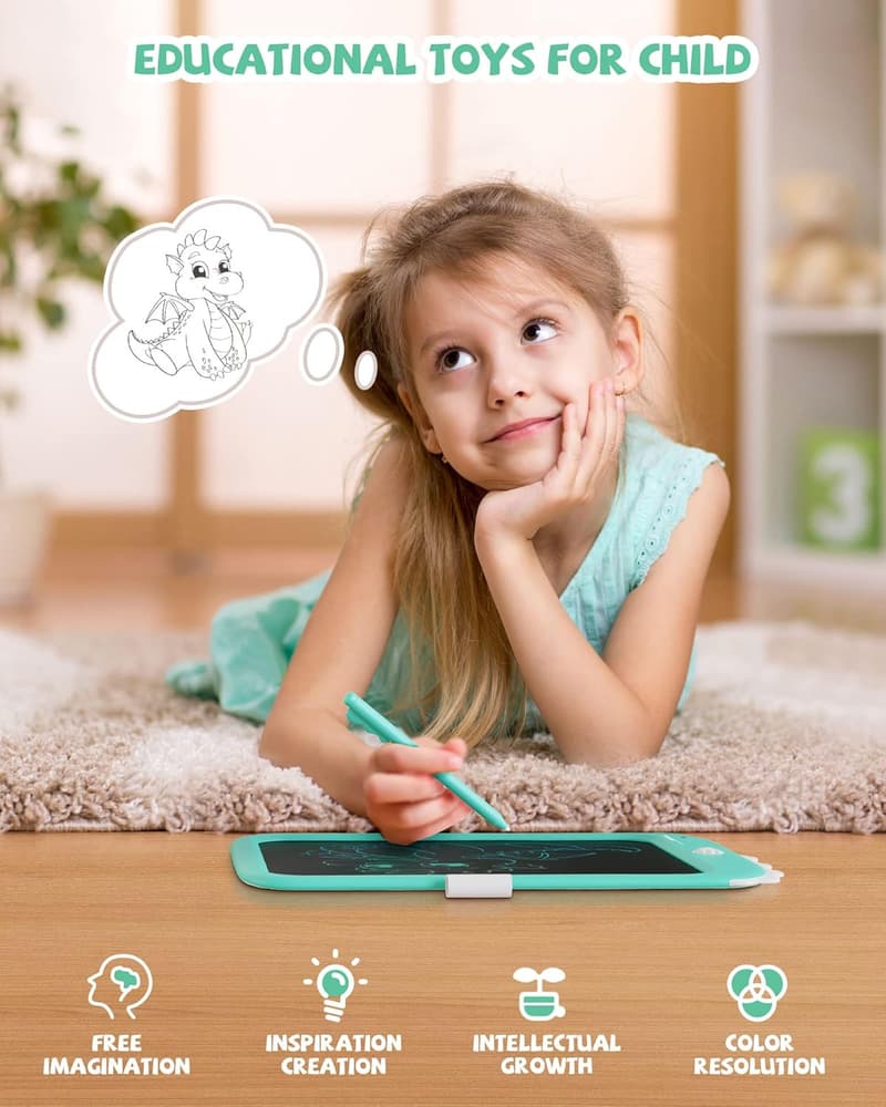 Dinosaur LCD Writing Tablet for Kids - 10