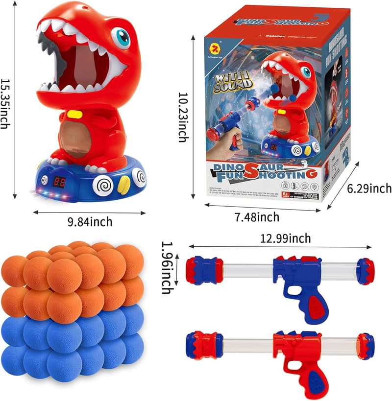 Dinosaur Shooting Game with Lights & Sound for Kids