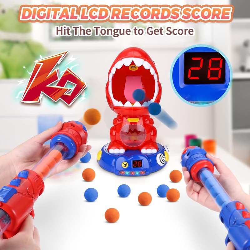 Dinosaur Shooting Game with Lights & Sound for Kids