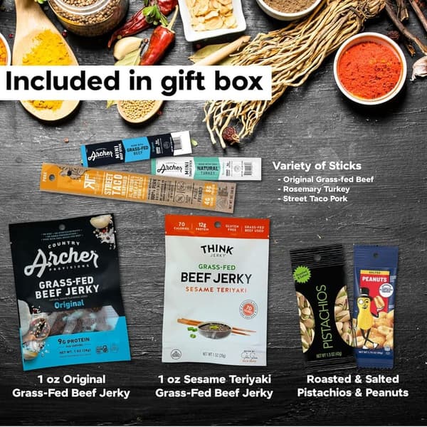 High-Protein Jerky Gift Box for Men & Women