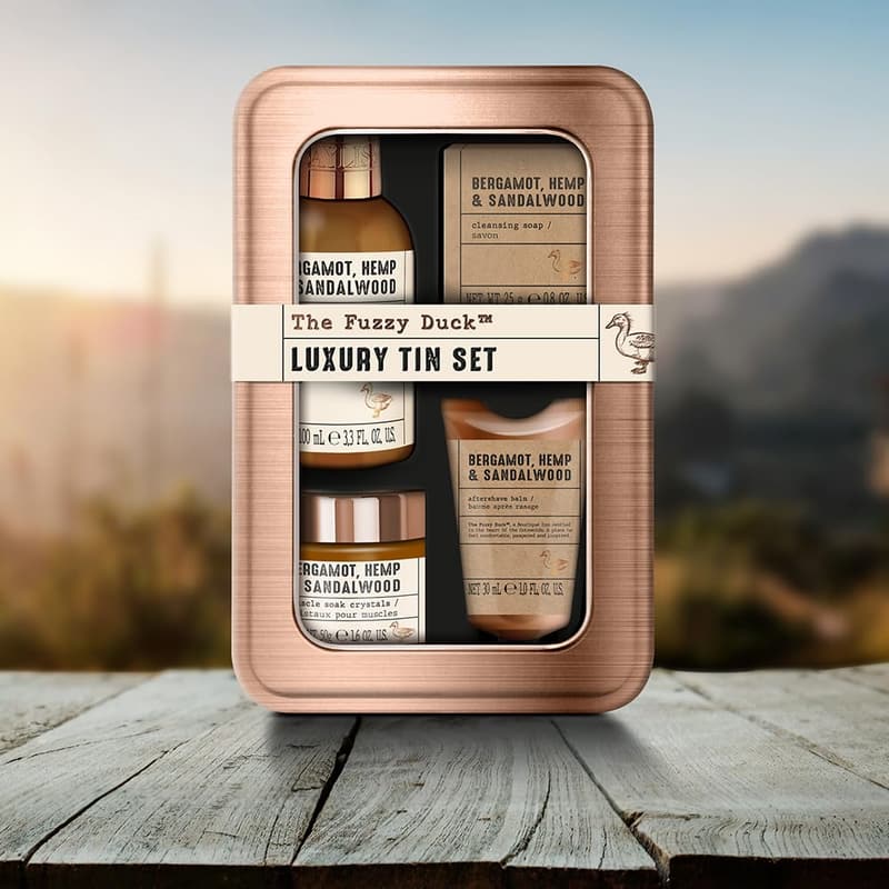 Men's Gift Set - Bergamot, Hemp & Sandalwood