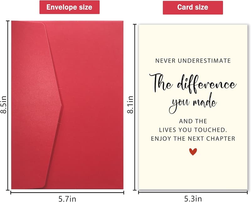 Heartfelt Farewell Card for Coworkers - Uplifting Message