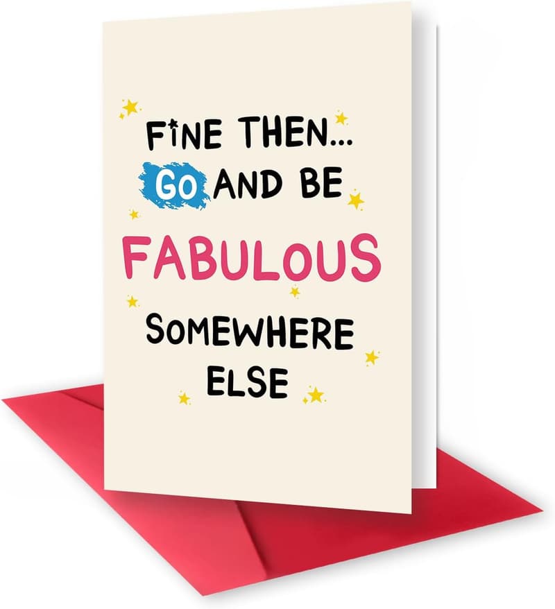 Farewell Card for Coworker - Funny Retirement Gift