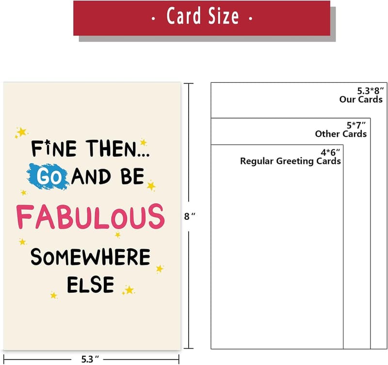 Farewell Card for Coworker - Funny Retirement Gift