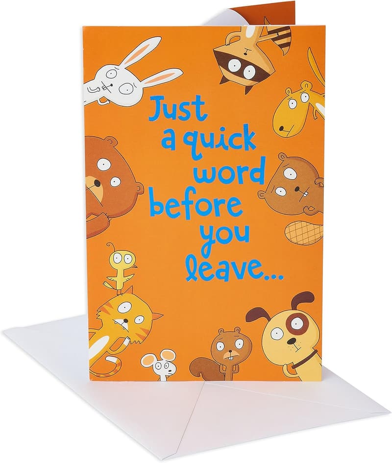 Funny Goodbye Card from American Greetings
