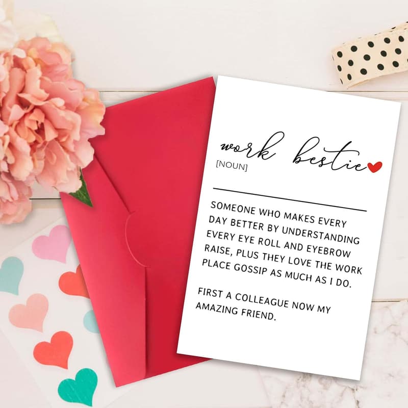 Funny Going Away Card for Work Friend, Humorous Definition Gift