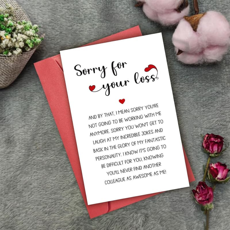 Humorous Going Away Card for Coworkers and New Jobs