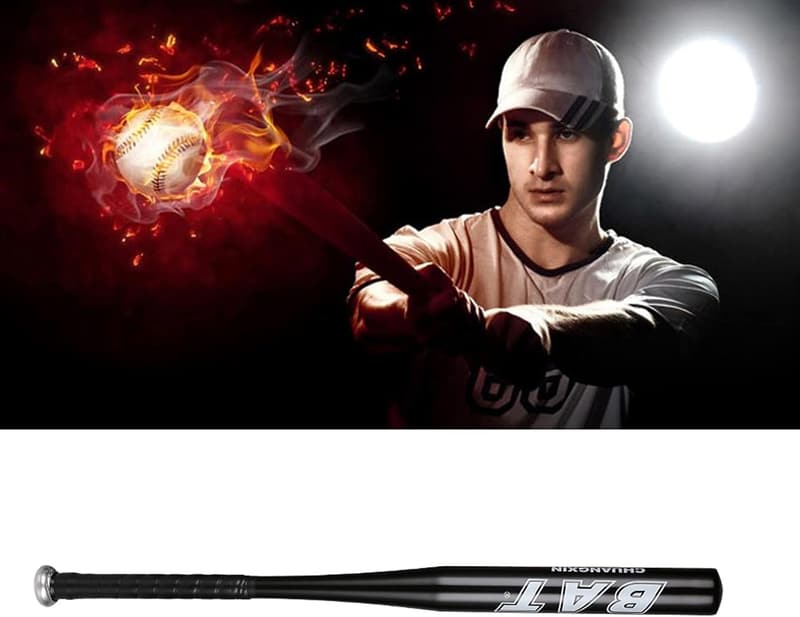 25-Inch Aluminum Alloy Baseball Bat - 2-Pack for Practice