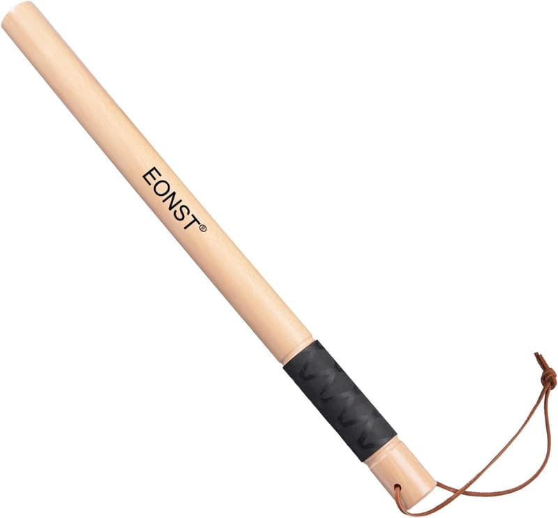 Durable Wooden Tire Thumper for Truckers with Extra Grip