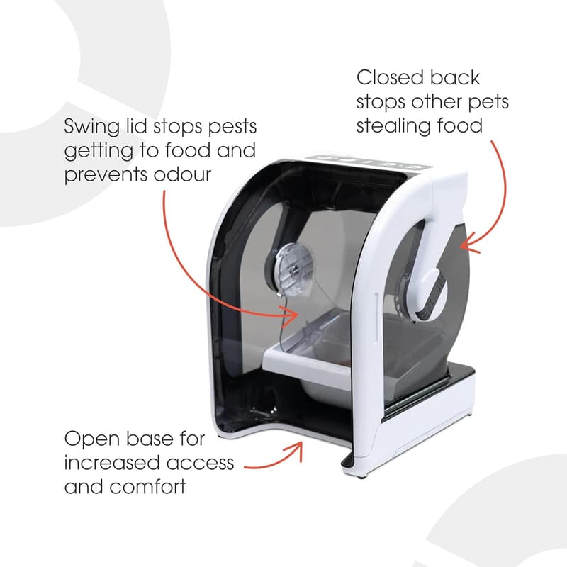 Automatic Microchip Pet Feeder for Cats & Small Dogs