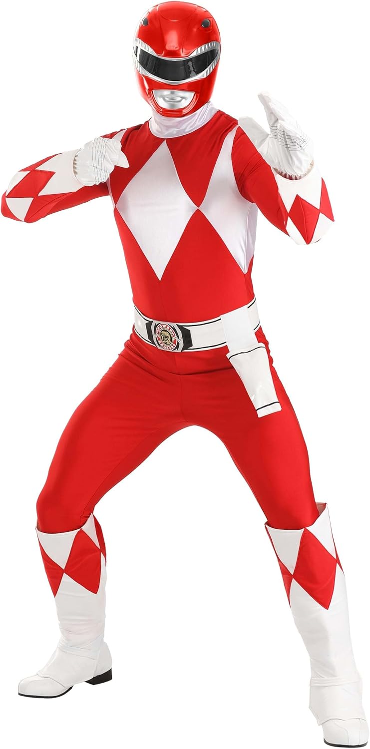 Deluxe Authentic Red Ranger Costume for Men