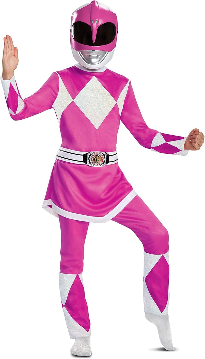 Pink Ranger Deluxe Child Costume, Medium (7-8)